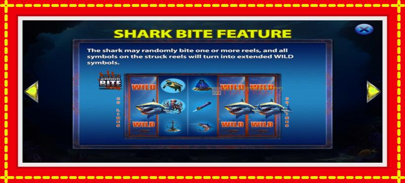 Slot machine Shark Bite with access to free game online, picture 5