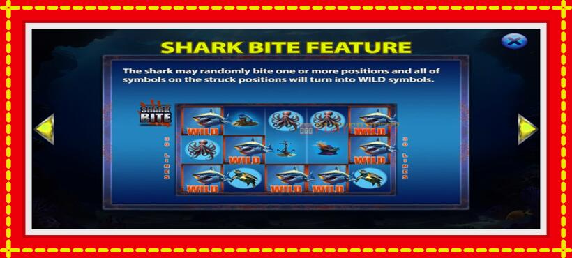 Slot machine Shark Bite with access to free game online, picture 6