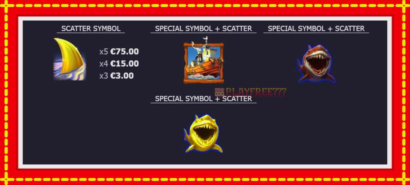 Slot machine Shark Hunter with access to free game online, picture 5