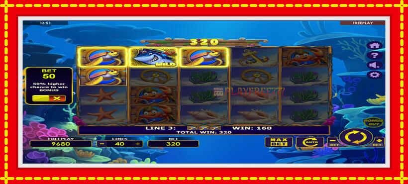 Slot machine Sharkys Gang with access to free game online, picture 3