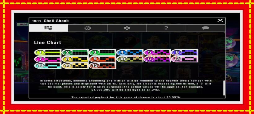 Slot machine Shell Shock with access to free game online, picture 5