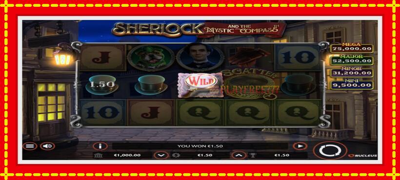 Slot machine Sherlock and the Mystic Compass with access to free game online, picture 3