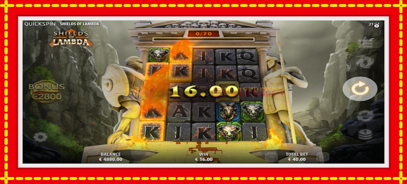 Slot machine Shields of Lambda with access to free game online, picture 3