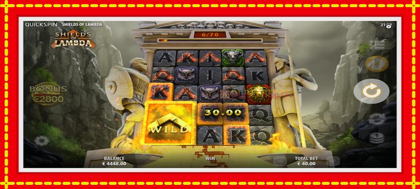 Slot machine Shields of Lambda with access to free game online, picture 4