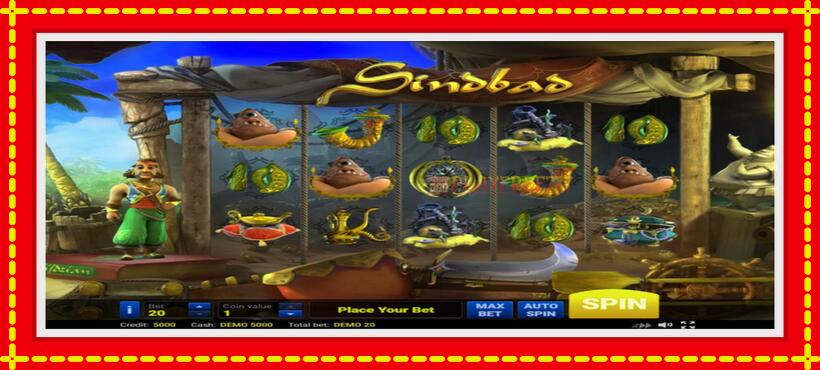 Slot machine Sindbad with access to free game online, picture 1