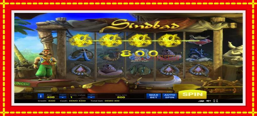 Slot machine Sindbad with access to free game online, picture 2