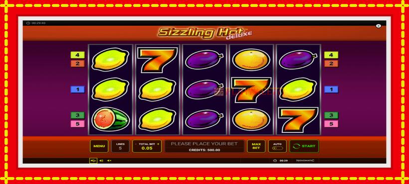 Slot machine Sizzling Hot Deluxe with access to free game online, picture 2