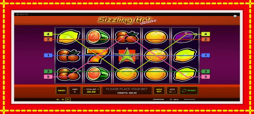 Slot machine Sizzling Hot Deluxe with access to free game online, picture 3