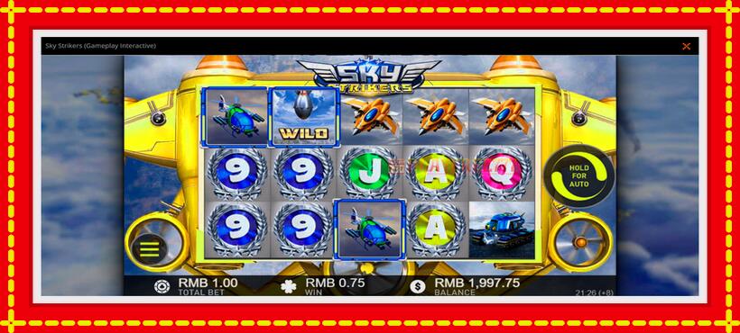 Slot machine Sky Strikers with access to free game online, picture 2