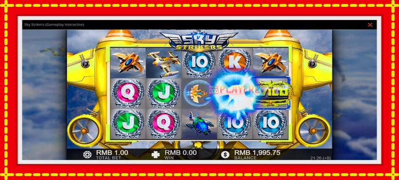 Slot machine Sky Strikers with access to free game online, picture 3