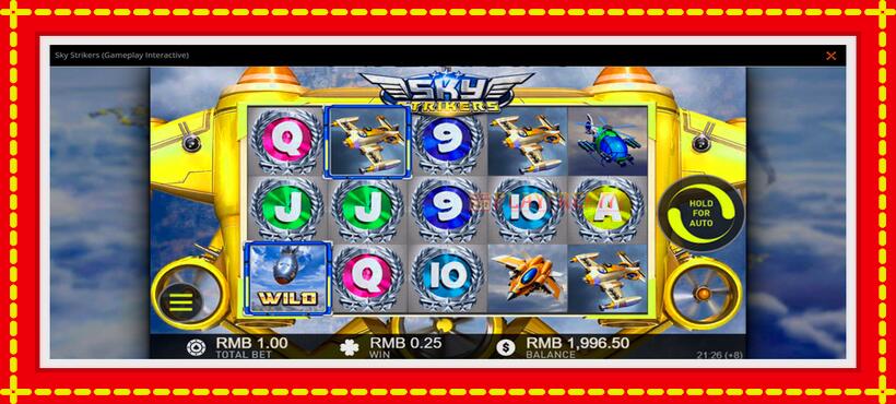 Slot machine Sky Strikers with access to free game online, picture 4