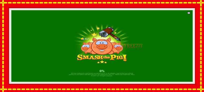 Slot machine Smash the Pig with access to free game online, picture 1