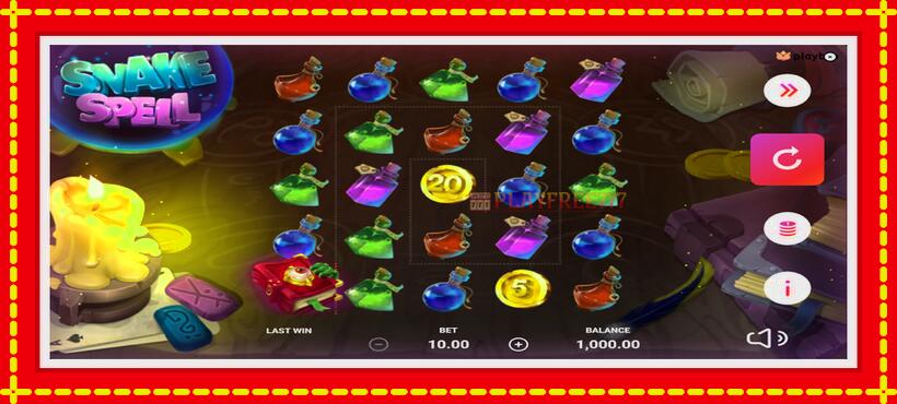 Slot machine Snake Spell with access to free game online, picture 2