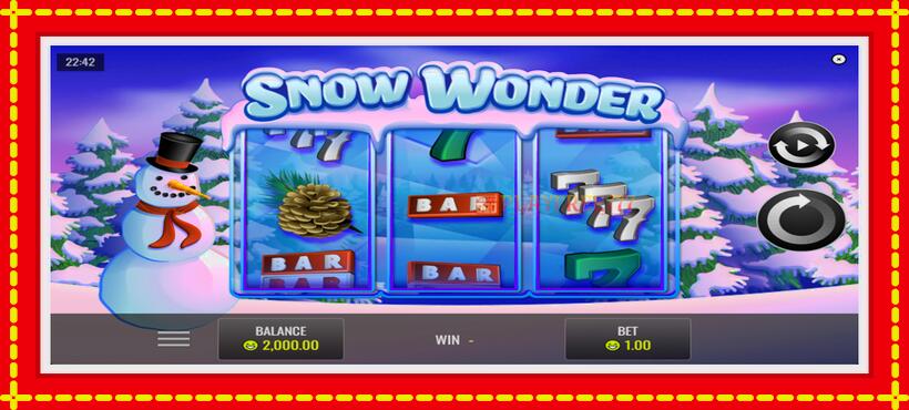 Slot machine Snow Wonder with access to free game online, picture 1