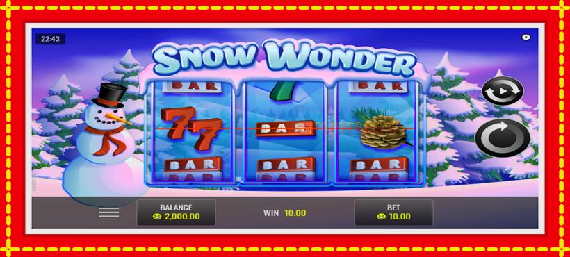 Slot machine Snow Wonder with access to free game online, picture 2