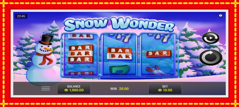 Slot machine Snow Wonder with access to free game online, picture 3