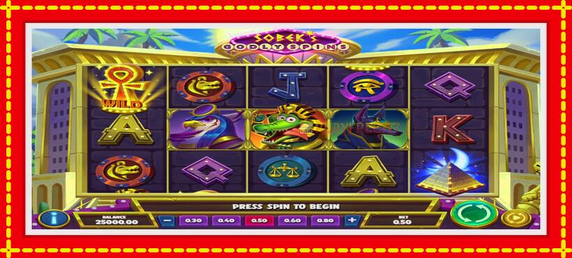 Slot machine Sobeks Goldy Spins with access to free game online, picture 1