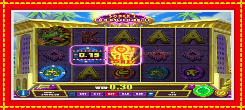 Slot machine Sobeks Goldy Spins with access to free game online, picture 2