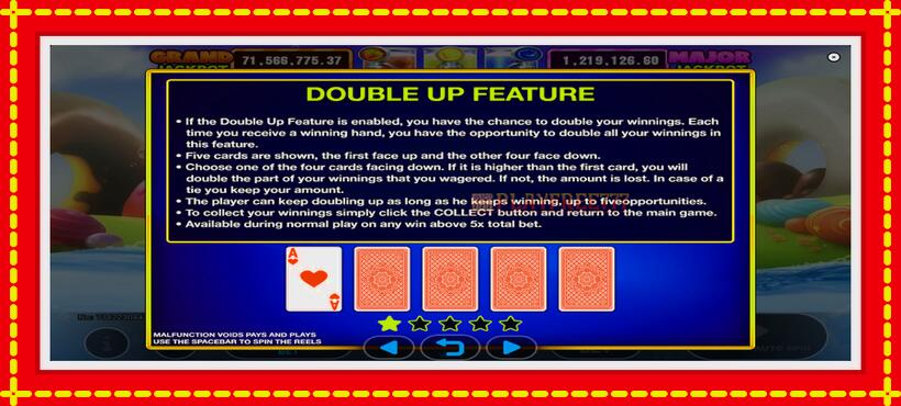 Slot machine Soda Pop Deluxe with access to free game online, picture 7