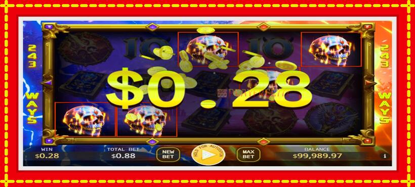 Slot machine Sorcerer and Demon with access to free game online, picture 3