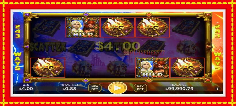 Slot machine Sorcerer and Demon with access to free game online, picture 4