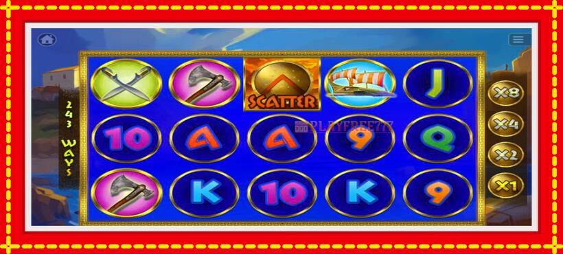 Slot machine Spartan with access to free game online, picture 1