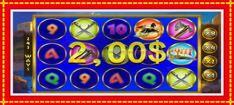 Slot machine Spartan with access to free game online, picture 2