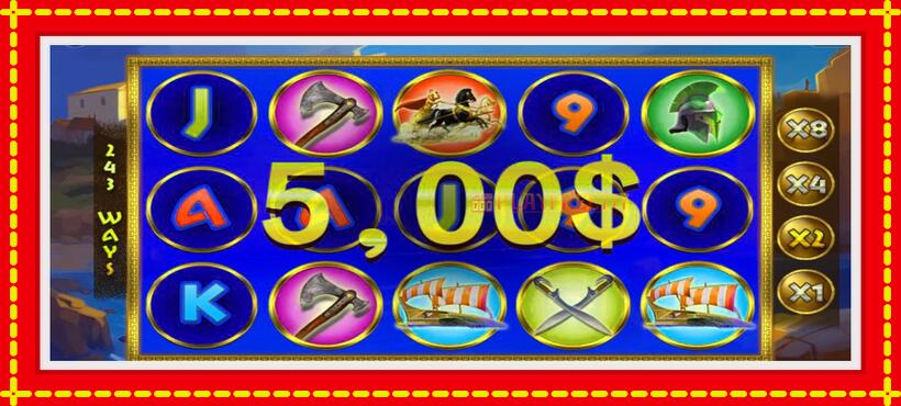 Slot machine Spartan with access to free game online, picture 3