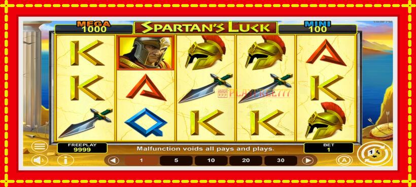 Slot machine Spartans Luck Hold & Win with access to free game online, picture 2