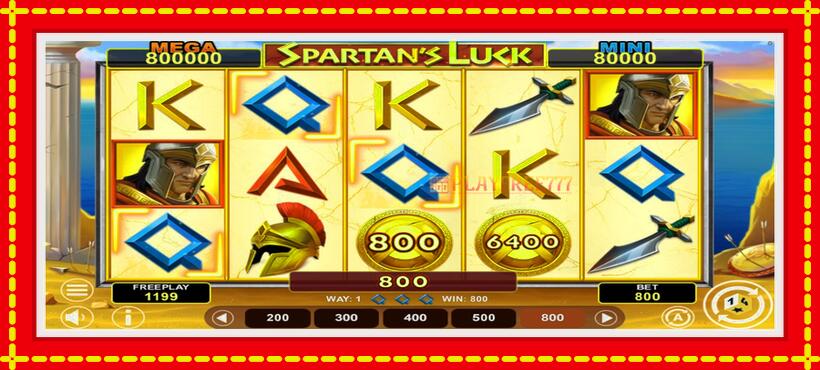 Slot machine Spartans Luck Hold & Win with access to free game online, picture 3