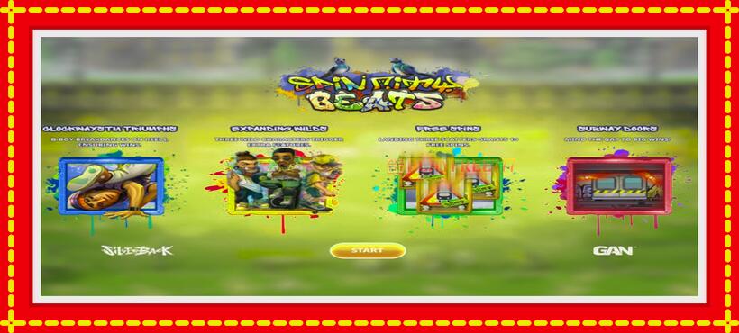 Slot machine Spin City Beats with access to free game online, picture 1