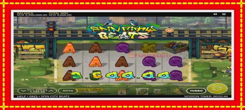 Slot machine Spin City Beats with access to free game online, picture 3