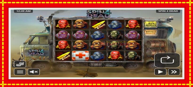 Slot machine Spin4Dead with access to free game online, picture 1