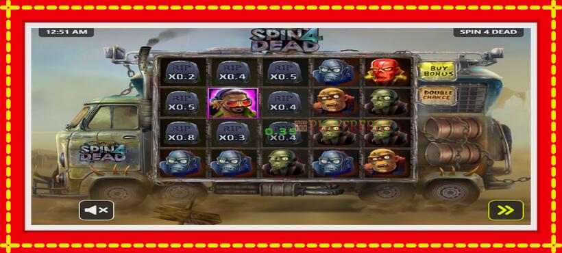 Slot machine Spin4Dead with access to free game online, picture 3