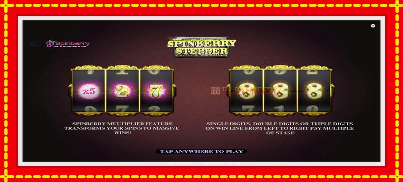 Slot machine Spinberry Stepper with access to free game online, picture 1