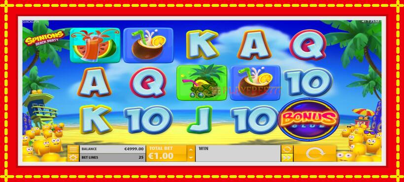 Slot machine Spinions Beach Party with access to free game online, picture 2