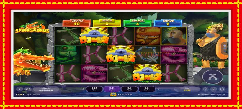 Slot machine Spinosaurus with access to free game online, picture 4