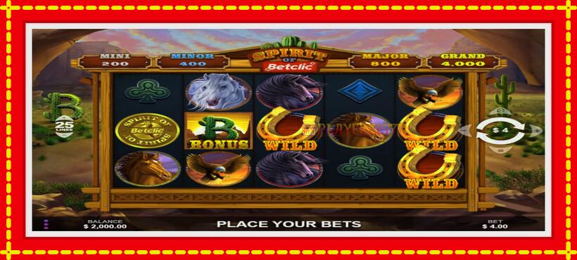 Slot machine Spirit of Betclic with access to free game online, picture 2