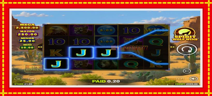 Slot machine Spirit Wolf Wins with access to free game online, picture 3