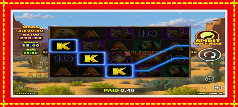 Slot machine Spirit Wolf Wins with access to free game online, picture 4