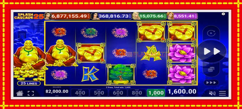 Slot machine Splash Cascade 25 with access to free game online, picture 4