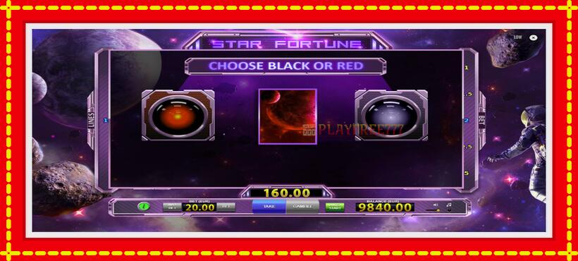 Slot machine Star Fortune with access to free game online, picture 5