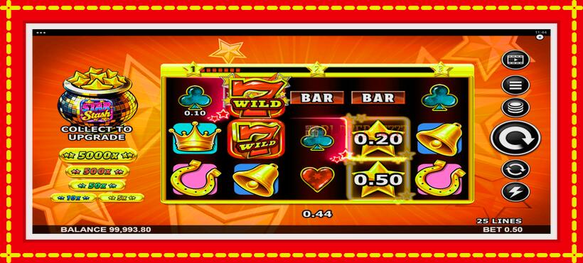 Slot machine Star Stash Wild 7s with access to free game online, picture 4