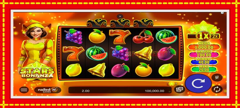 Slot machine Stars Bonanza with access to free game online, picture 1