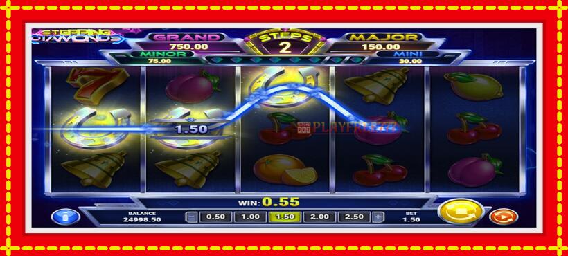 Slot machine Stepping Diamonds with access to free game online, picture 2