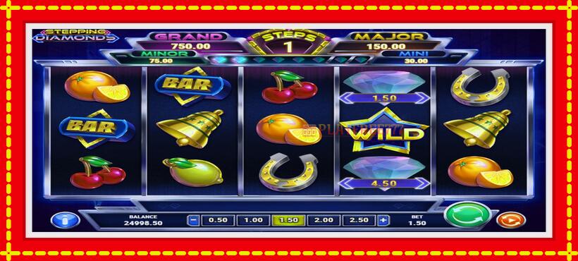 Slot machine Stepping Diamonds with access to free game online, picture 3