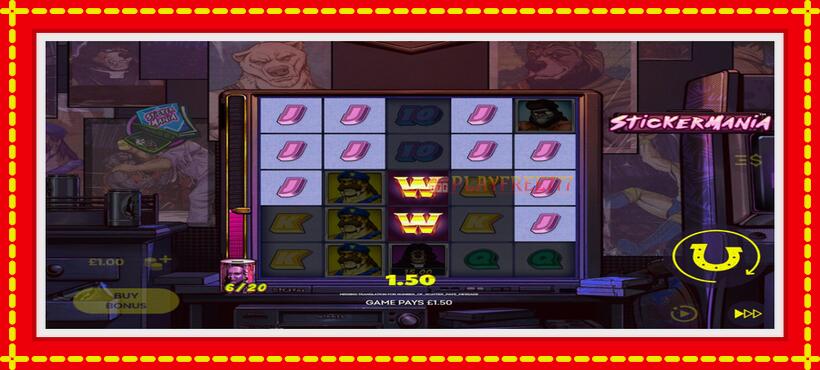 Slot machine Stickermania with access to free game online, picture 4