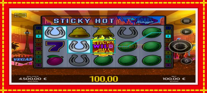 Slot machine Sticky Hot with access to free game online, picture 2