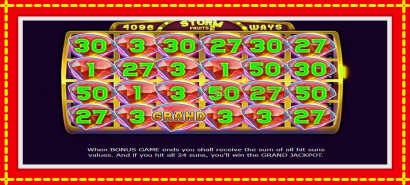 Slot machine Storm Fruits 2 with access to free game online, picture 6