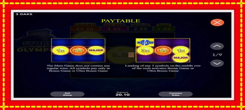 Slot machine Storm of Olympus with access to free game online, picture 4